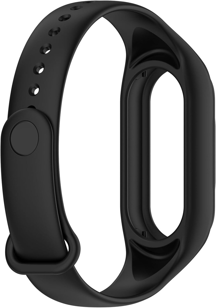 Compatible with Xiaomi Band 9/Band 9 NFC/Band 8/Band 8 NFC Smart Band Replacement Silicone Wrist Strap Bracelet Integration Band, Soft And Durable(Black)