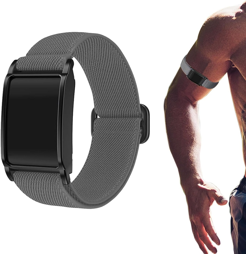 Compatible with Whoop 4.0, 40cm Adjustable Nylon Bicep Band Strap, Whoop Bands for Fitness Training, Washable & Durable