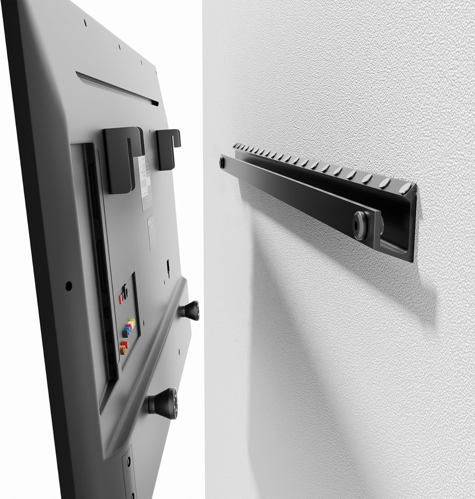 Auoace No Stud TV Wall Mount, 32 to 75-inch Drywall TV Bracket, Tilts Up to 5°, Low Profile Studless TVs Mount, Easy Install, Include All Hardware, Fit Most 40" 50" 55" 60" 65" 75" Smart TVs