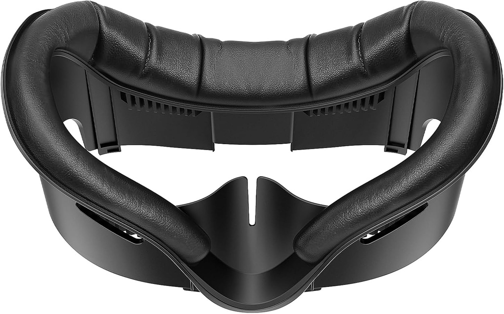 VZNEK Face Cover Pad for Oculus Quest 3/3S, Sweat-Proof PU Foam Cushion for Meta Quest 3/3S, Compatible with Oculus Quest 3/3S Original Spacer (for Quest 3)