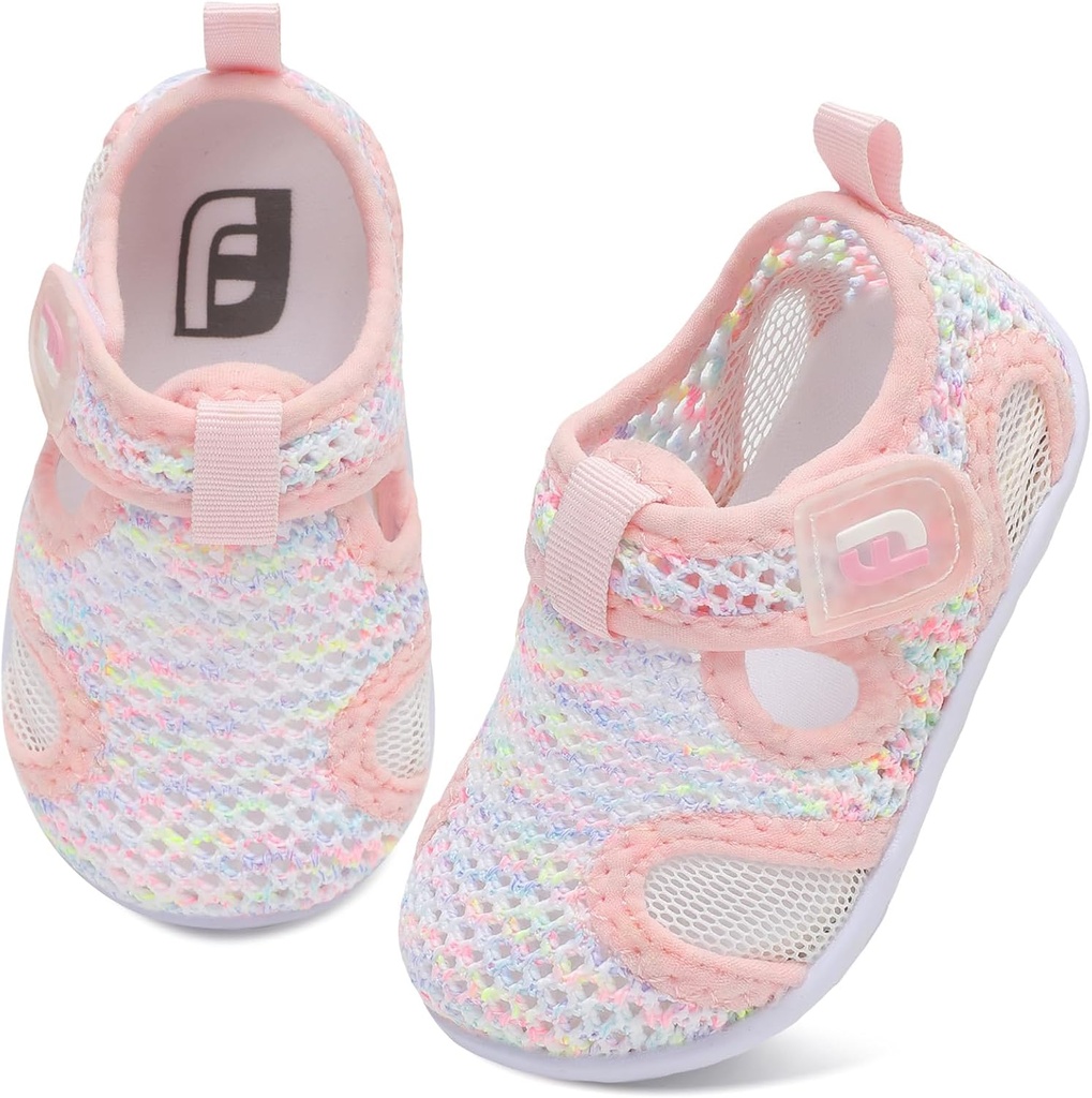 JOINFREE Baby Water Shoes Boys Girls Sandals Toddler Barefoot Beach Swim Shoes Baby Lightweight Summers Shoes Little Kids Quick-Dry Auqa Socks for Pool River