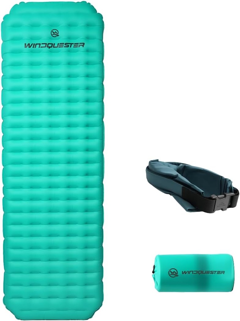 Horizon X Inflatable Sleeping Pad – Ultralight 4-Season Camping Mattress, ASTM R-Value 8.5, Waterproof Durable Nylon, Compact Backpacking Sleeping Mat for Hiking & Camping