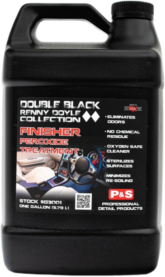 P & S PROFESSIONAL DETAIL PRODUCTS Finisher Peroxide Treatment – Odor & Stain Eliminator, Breaks Down Organic Residue, Reduces Re-Soiling, No Chemical Residue - 1 Gallon