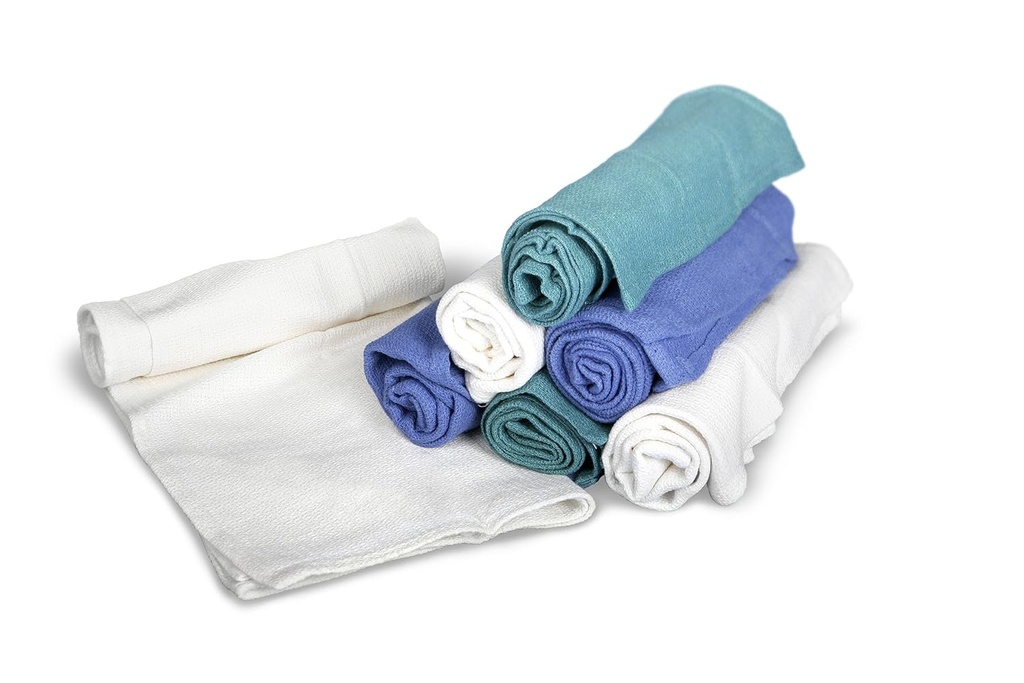 Medline Sterile Disposable Surgical Towels, Deluxe, 17" x 27" Length, Blue, 4 Count (Pack of 20)