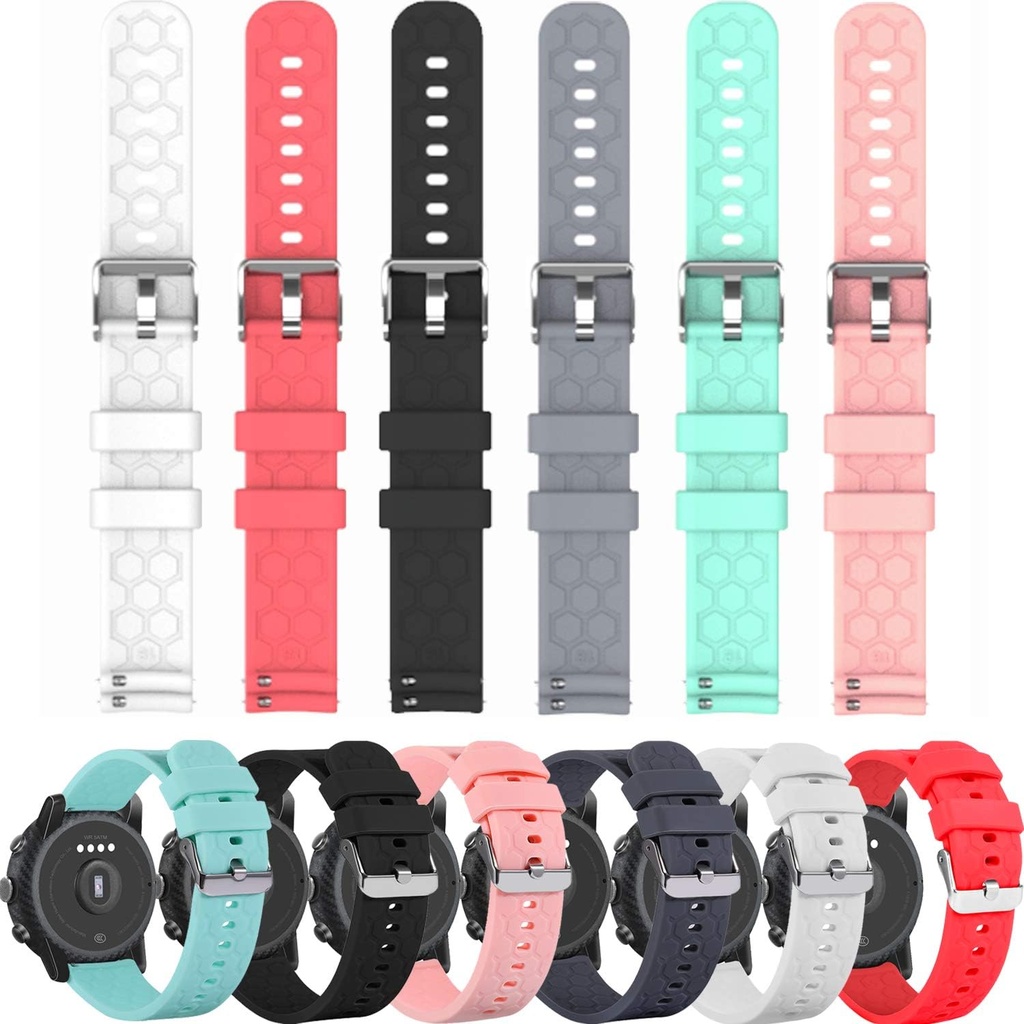 Chofit Silicone Bands Compatible with Garmin Vivoactive 6/5,Forerunner 55/165/165 Music for Women Men,Adjustable Replacement Strap Wristbands