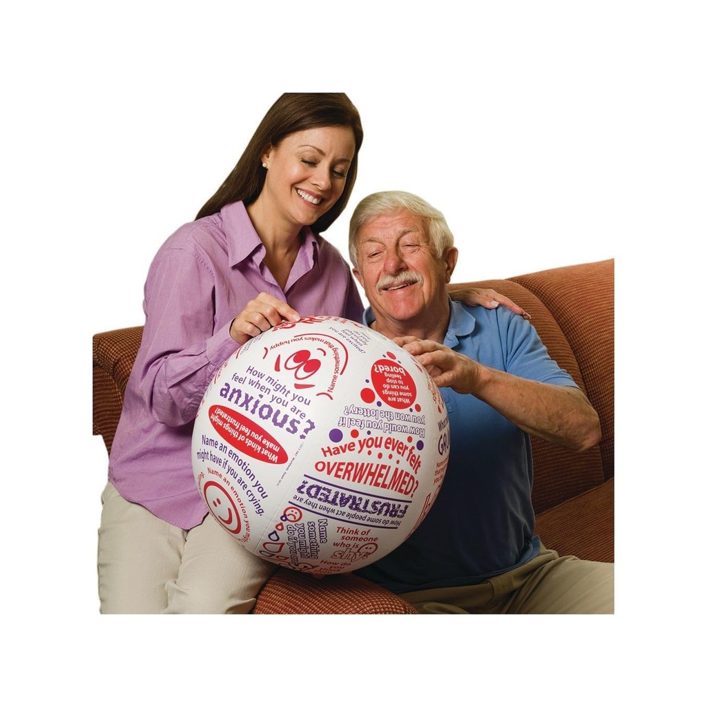 S&S Worldwide - mp-18131 Toss 'n Talk-About Emotions Ball