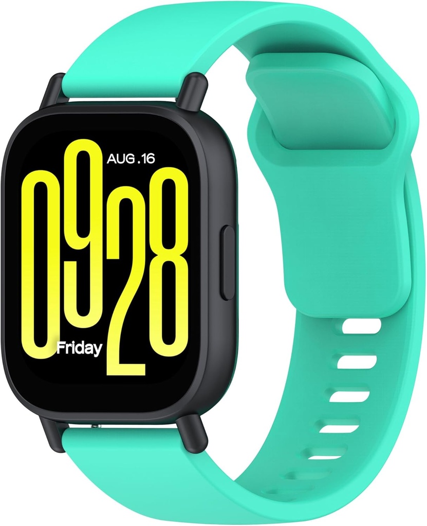 Fit for Xiaomi Redmi Watch 5 Active Bands for Women Men, 22mm Adjustable Quick Release Silicone Replacement Watch Band Straps Wristbands Bracelet Fit for Redmi Watch 5 Lite