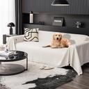 100% Waterproof Sofa Covers for Pets Washable Couch Covers Dogs Cats Sofa SlipCover for 3-4 Cushion Couches Sectional Couches Furniture Protector Covers for Living Room (91" x 118", Beige)