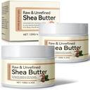 2 Pack Shea Butter Raw Organic,Pure Shea Butter Unrefined for Skin and Hair Moisturizing - 100% Natural Vitamin A, E & F
