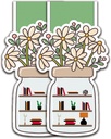 (2Pcs) Vase and Bookshelf Magnetic Bookmark Book Page Markers Gift for Reading Lover Nerd Book Addict Bookish Reader Student Teacher Office Stationery - Size 3"x1.5" When Folded