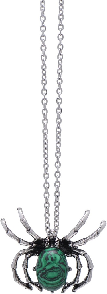 Paialco Halloween Costume Scary Spider Pendant Necklace for Fun
