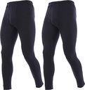2 Pack Men's Thermal Underwear Bottoms Long Johns for Men Baselayer Athletic Thermal Pants Ultra Soft Leggings Tight