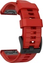 26mm watch band for garmin fenix 5x 6x 7x pro sapphire solar Enduro 2 silicone soft bands compatible with garmin fenix 3 hr epix pro gen 2 51mm only Descent MK1/2/2i/3i men