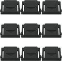 10PCS DSLR Hot Shoe Dustproof Universal Cover Plastic Hot Shoe Protective Cover Universal Camera Flashlight Hot Shoe Cover for Flash Bracket Studio Accessories Black