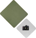 15 in Camera Wrap with Pouch,Lens Protective Wrap,Anti-scratch Anti-dust, Flexible Wrapper Camera Travel Accessories for DSLR Mirrorless Camera Lens(Blackish Green)
