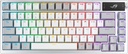 ASUS ROG Azoth 75% Wireless DIY Custom Gaming Keyboard, OLED Display, Three-Layer Dampening, Hot-Swappable ROG NX Snow Switches & Keyboard Stabilizers, PBT Keycaps, RGB-White