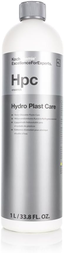 KOCHCHEMIE - Hydro Plast Care - Water-Dilutable Plastic & Rubber Conditioner – Solvent-Free with UV Protection – Adjustable Gloss Finish – Refreshes Interior & Exterior - Parent (1 Liter)