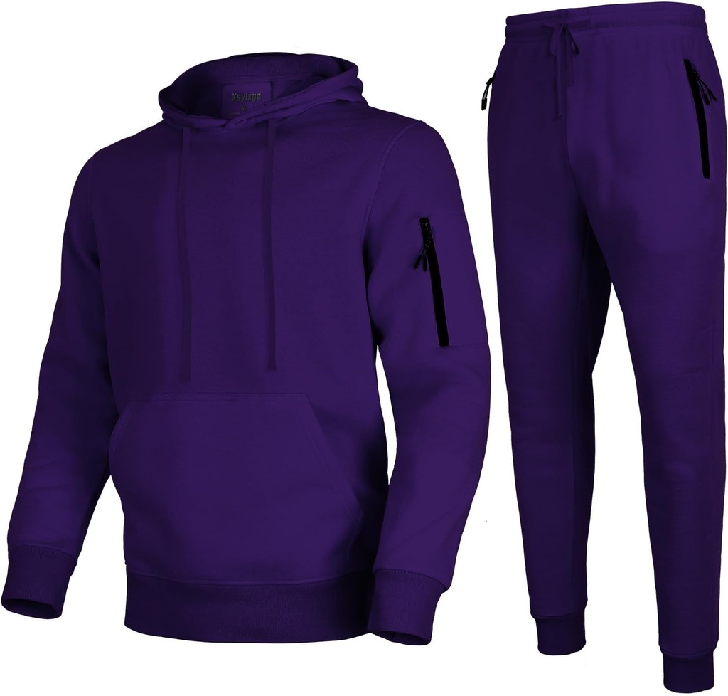Men's Tracksuits Sweatsuits for Men Sweat Track Suits 2 Piece Sweatpants Jogging Casual Athletic Suits With Pockets