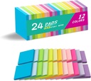 (24 Pads) Sticky Notes 3x3 Inches,Bright Colors Self-Stick Pads, Easy to Post for Home, Office, Notebook