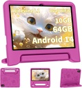 2025 Upgraded Android 14 Tablet, 10inch Kids Tablet , Octa-core CPU, 10GB+64GB+1TB Expand Tablets for Kids with Kids Space, Parental Control, 6000mAh Big Battery, HD Touchscreen Display Tableta (Pink)